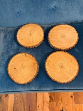 Natural Wood Slices (4)